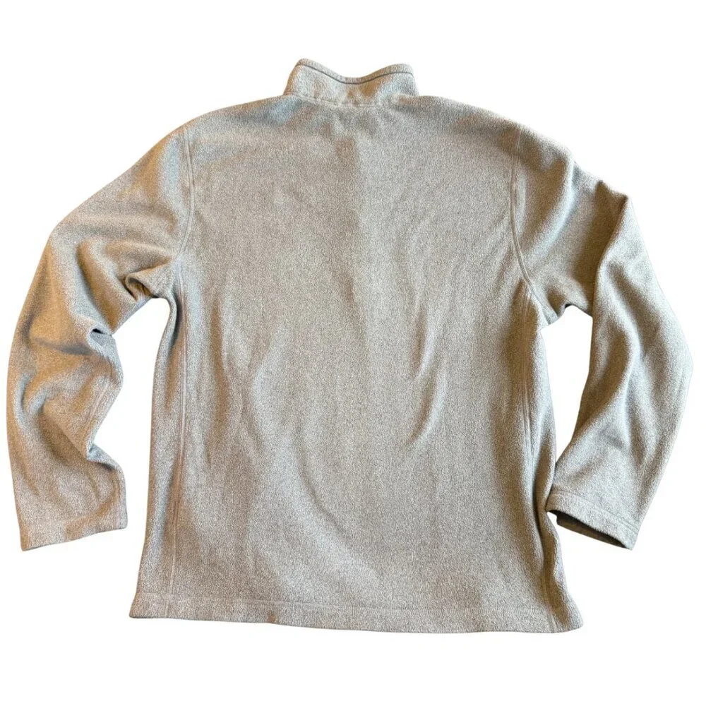 The North Face Men’s Quarter Zip Fleece Pullover Gray Size M